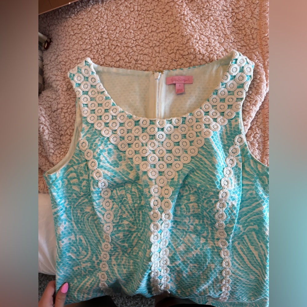 Lily Pulitzer teal dress